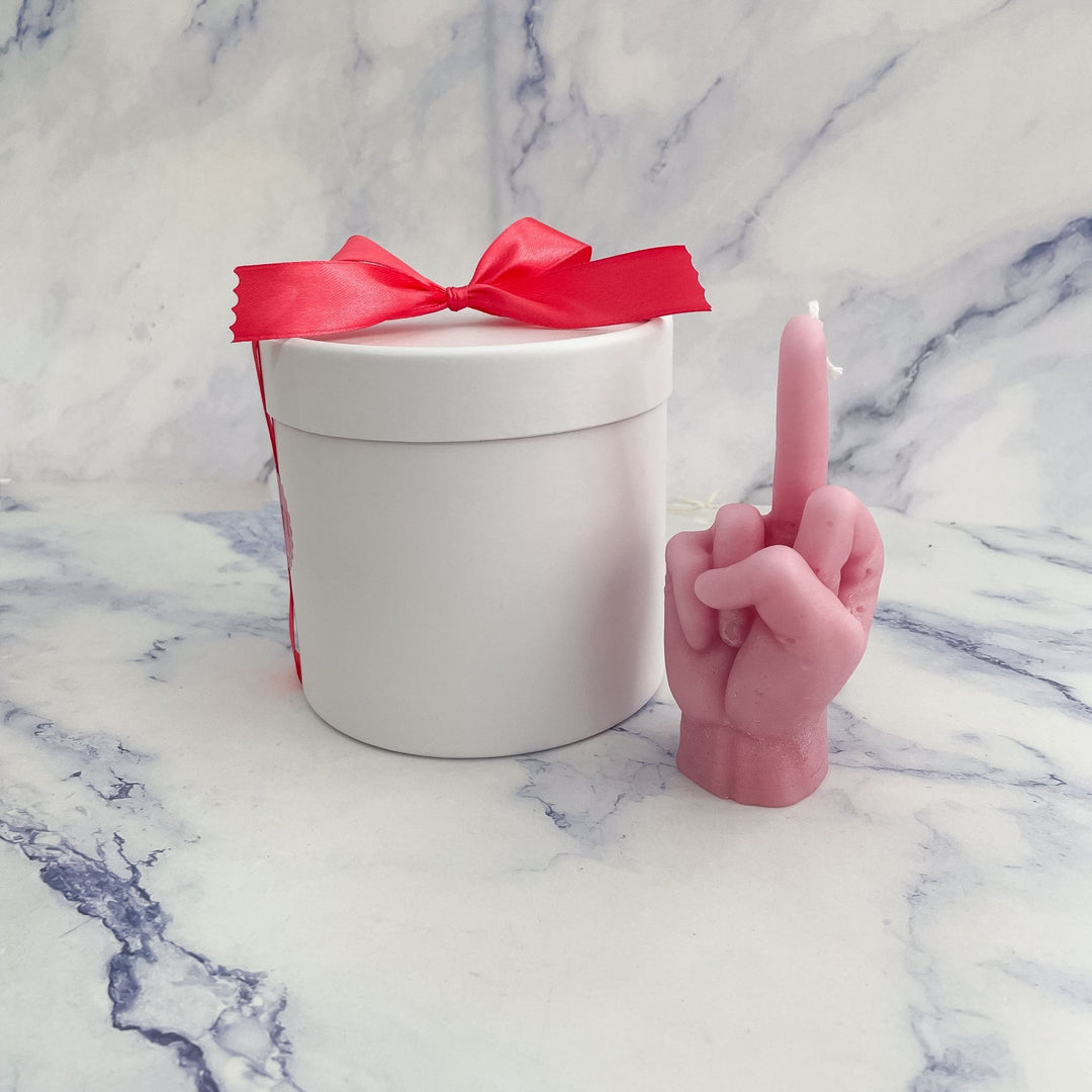 VELA artesanal Finger | F*ck You | Uma prenda com Atitude - Cutxi Cutxi - Presentes Personalizados