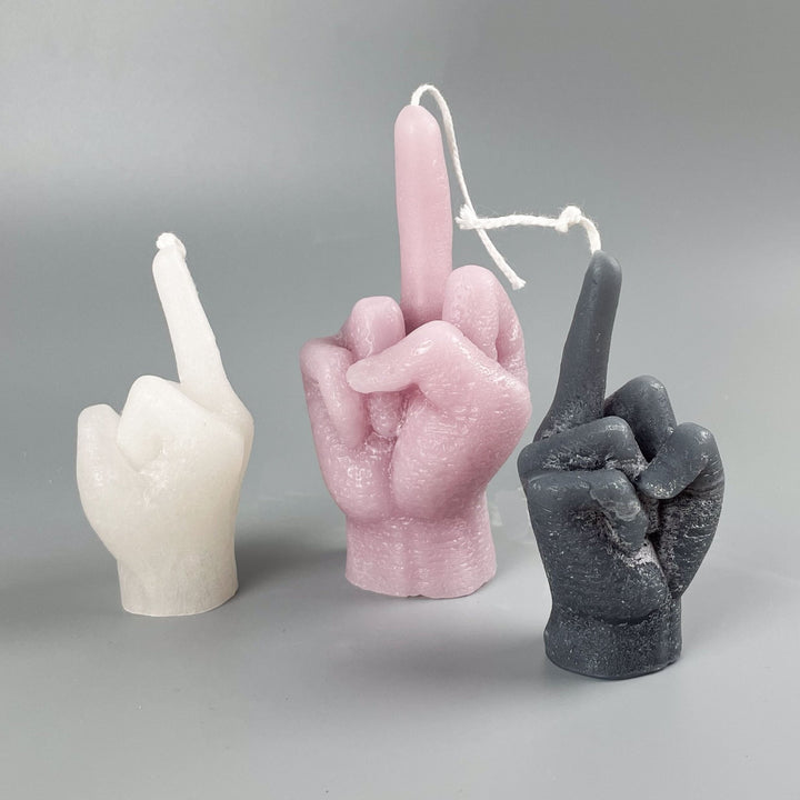 VELA artesanal Finger | F*ck You | Uma prenda com Atitude - Cutxi Cutxi - Presentes Personalizados