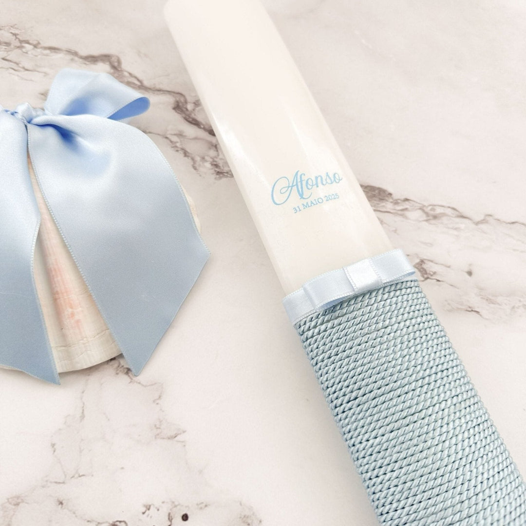 Vela Batizado CETIM Premium - Cutxi Cutxi - Presentes Personalizados