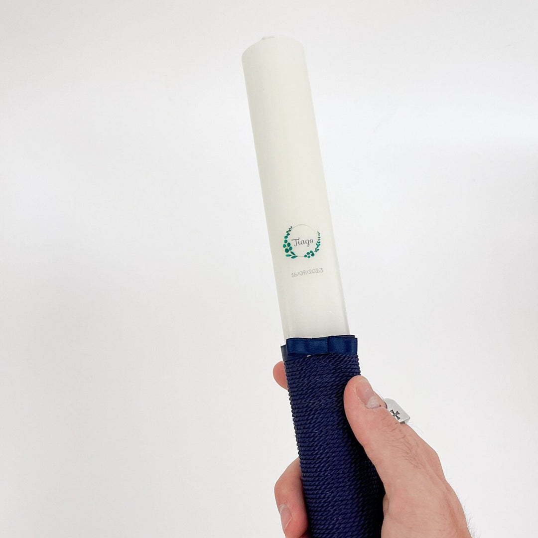 Vela Batizado CETIM Premium - Cutxi Cutxi - Presentes Personalizados