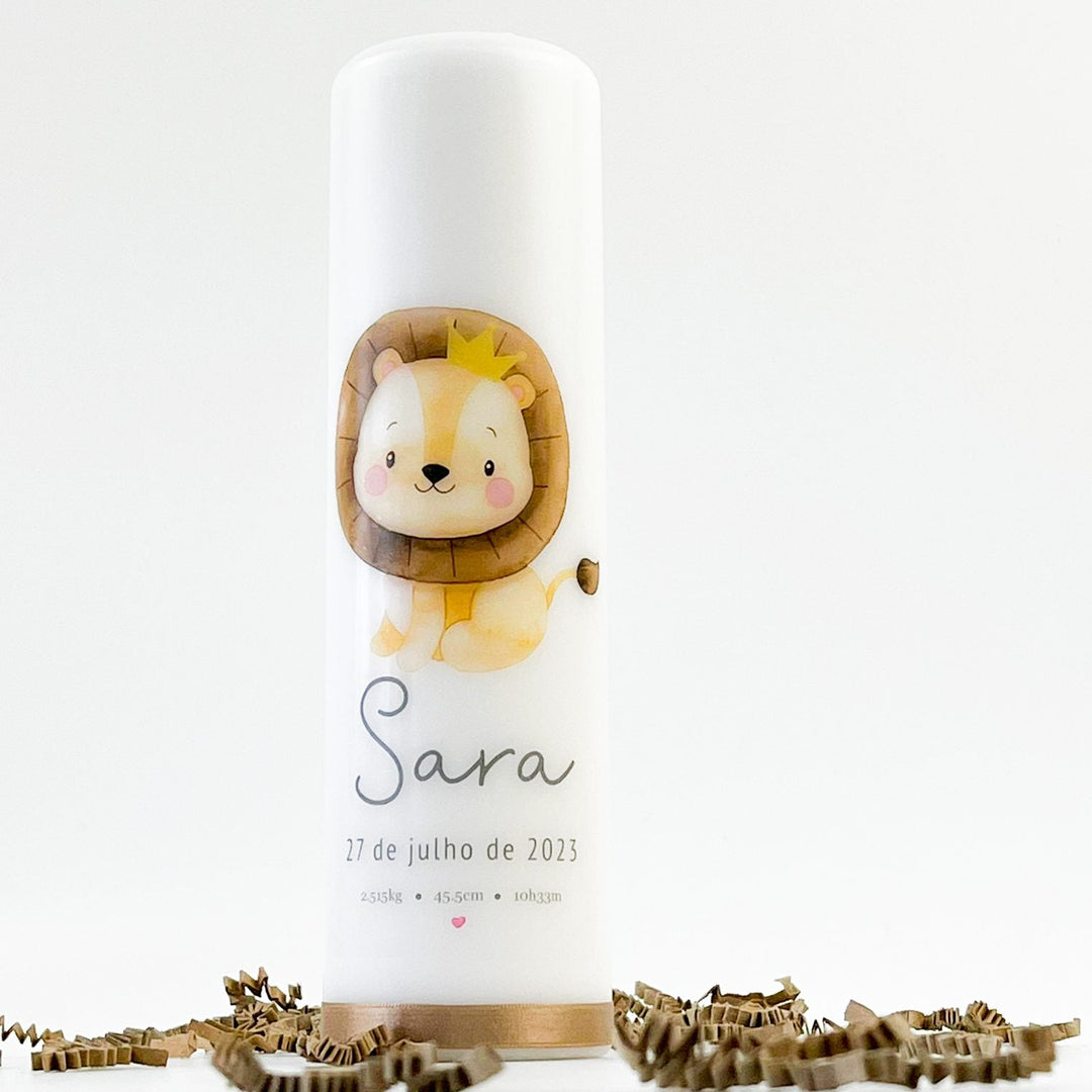 Vela da Vida ou da Idade com Animal Fofinho - Cutxi Cutxi - Presentes Personalizados