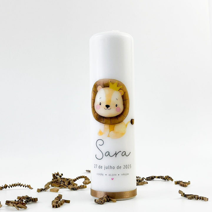 Vela da Vida ou da Idade com Animal Fofinho - Cutxi Cutxi - Presentes Personalizados