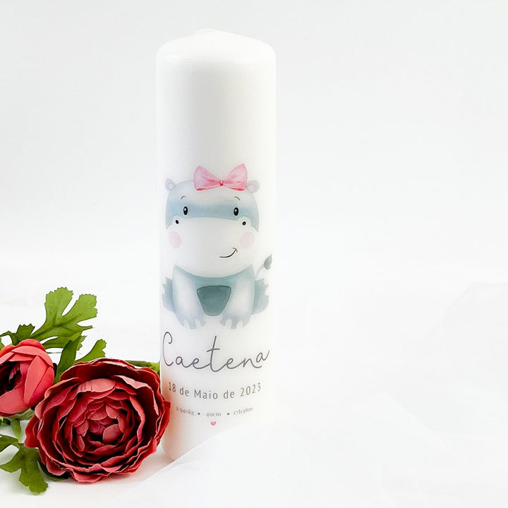 Vela da Vida ou da Idade com Animal Fofinho - Cutxi Cutxi - Presentes Personalizados