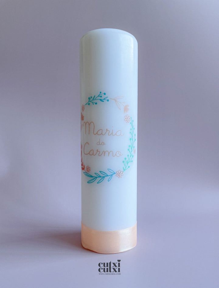 Vela da Vida Personalizada com Moldura - Cutxi Cutxi - Presentes Personalizados