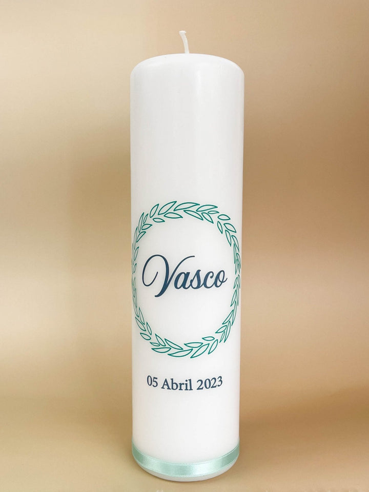 Vela da Vida Personalizada com Moldura - Cutxi Cutxi - Presentes Personalizados