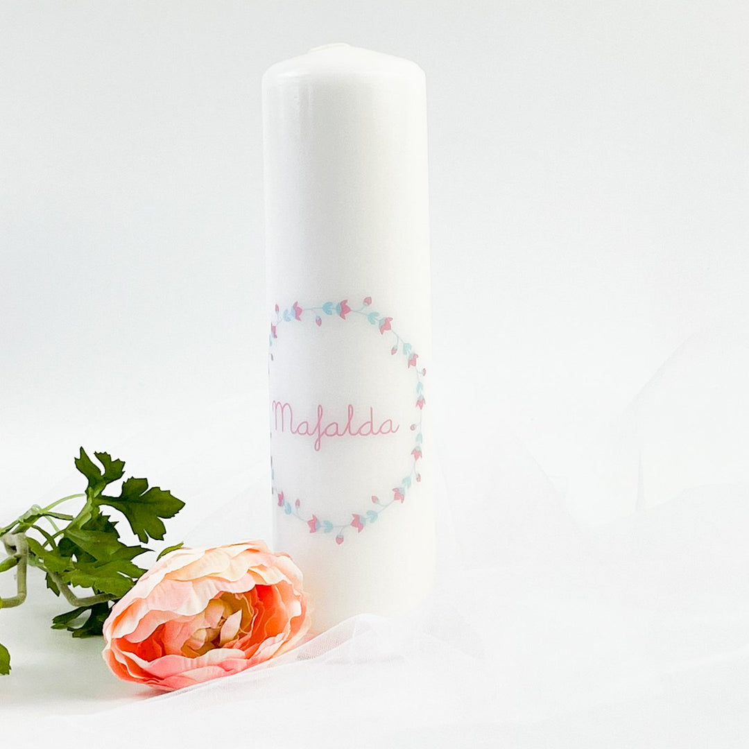 Vela da Vida Personalizada com Moldura - Cutxi Cutxi - Presentes Personalizados