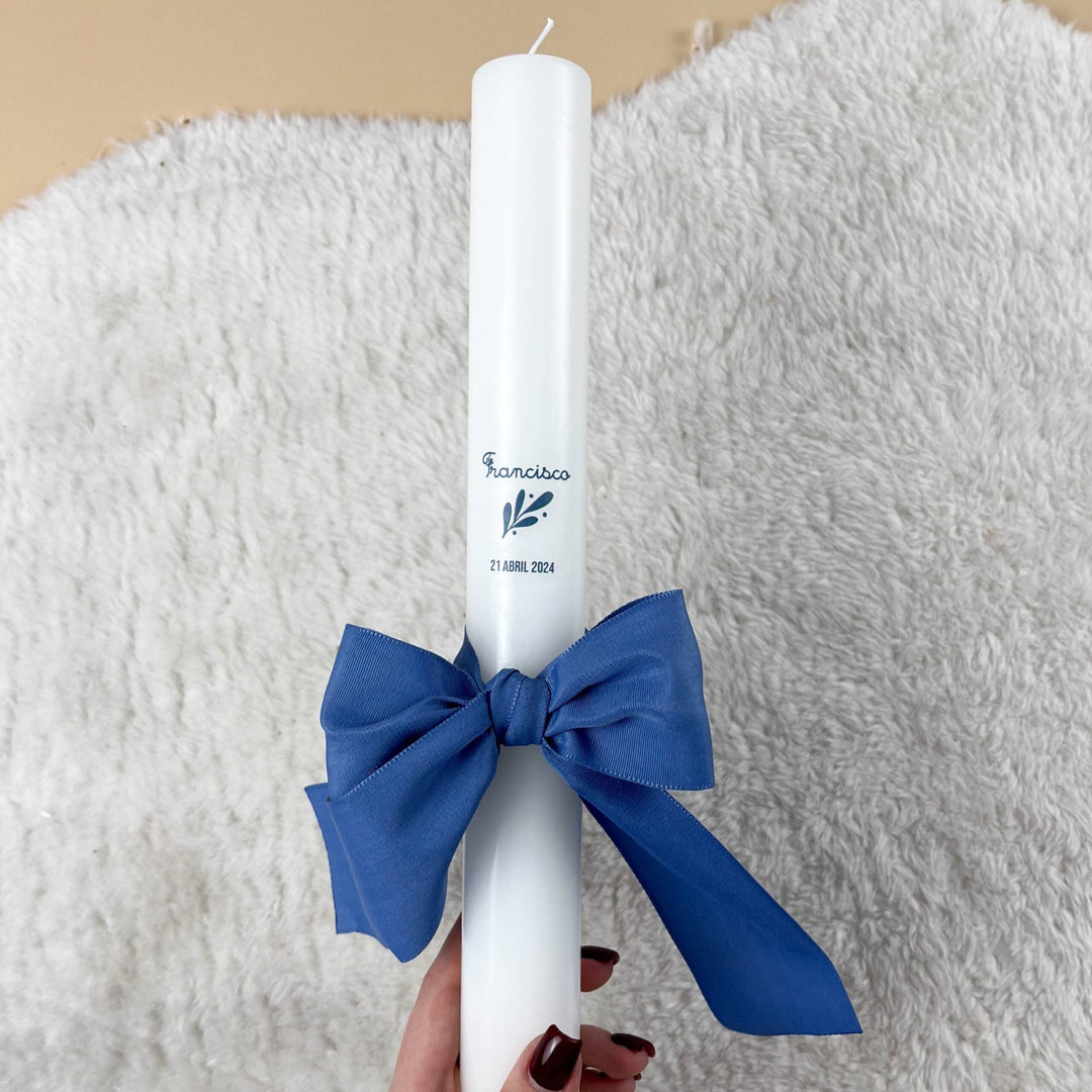 Vela de Batizado Personalizada na Hora | Cutxi Cutxi - Cutxi Cutxi - Presentes Personalizados