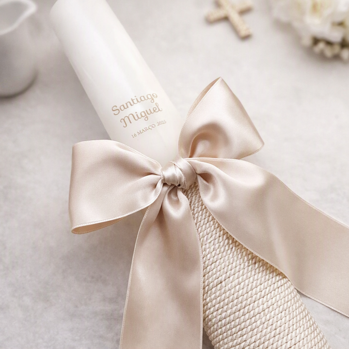SATIN Premium Christening Candle