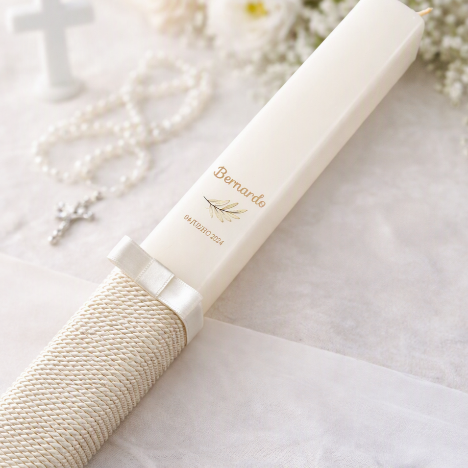 SATIN Premium Christening Candle