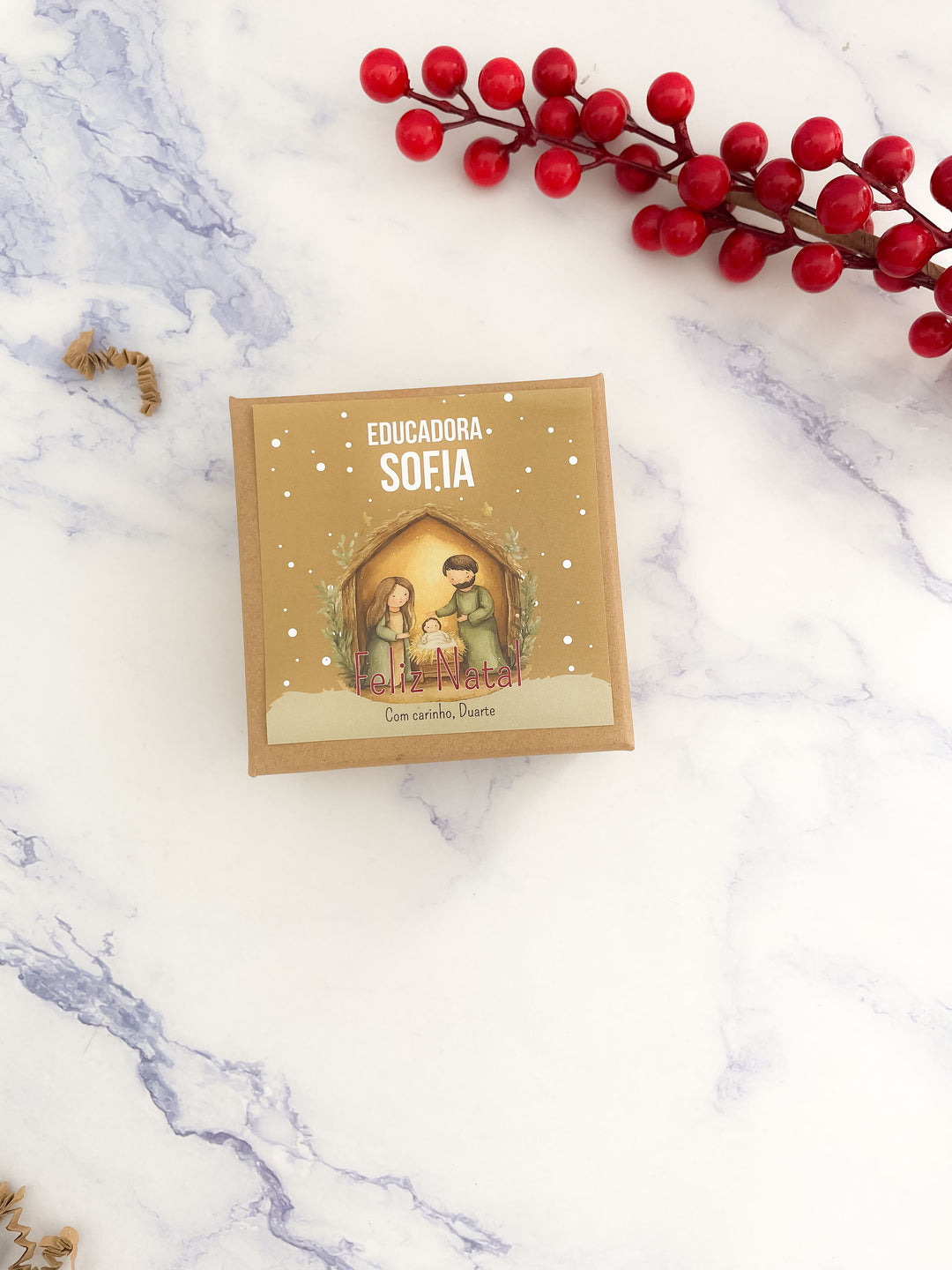 Vela Flor de Natal | Presente de Natal Especial