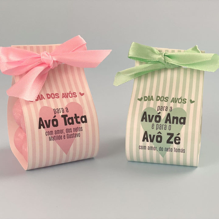 Velinha Bubble Dia dos Avós | Sugestão Presente Dia dos Avós - Cutxi Cutxi - Presentes Personalizados
