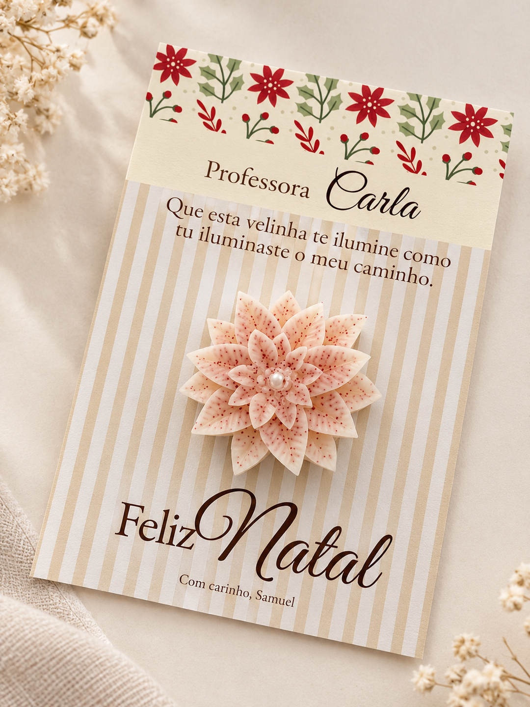 Presentinho de Natal | Velinha para Iluminar o Natal