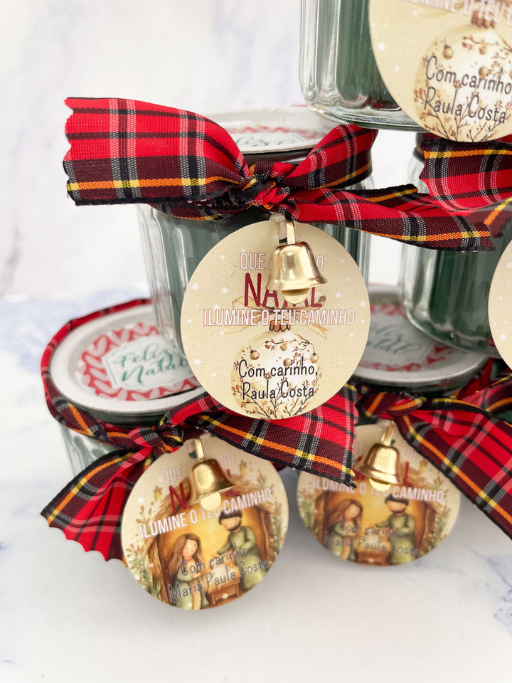 Mini Velinha de Natal | Presentes de Natal (Pack de 3)