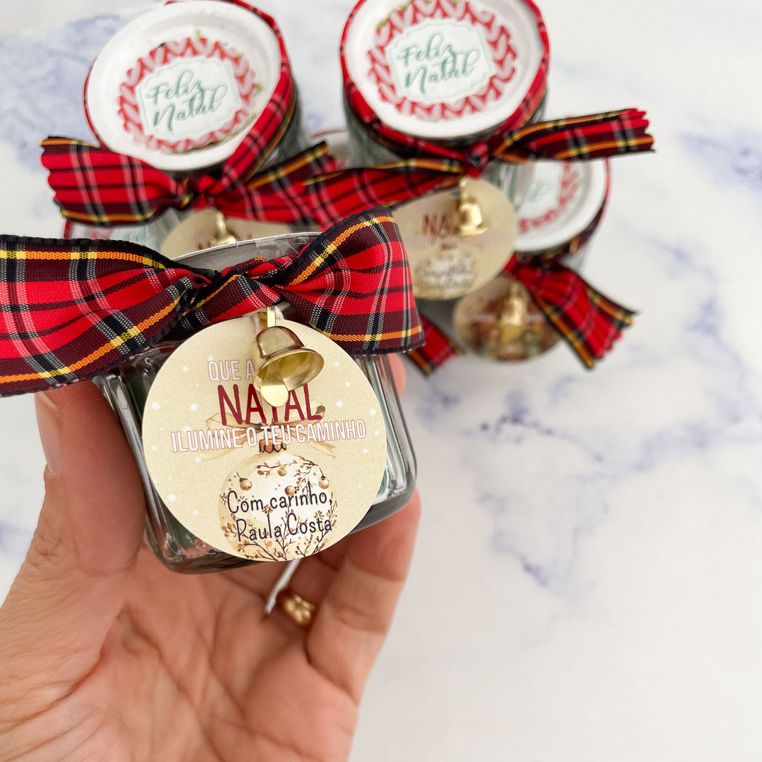 Mini Velinha de Natal | Presentes de Natal (Pack de 3)