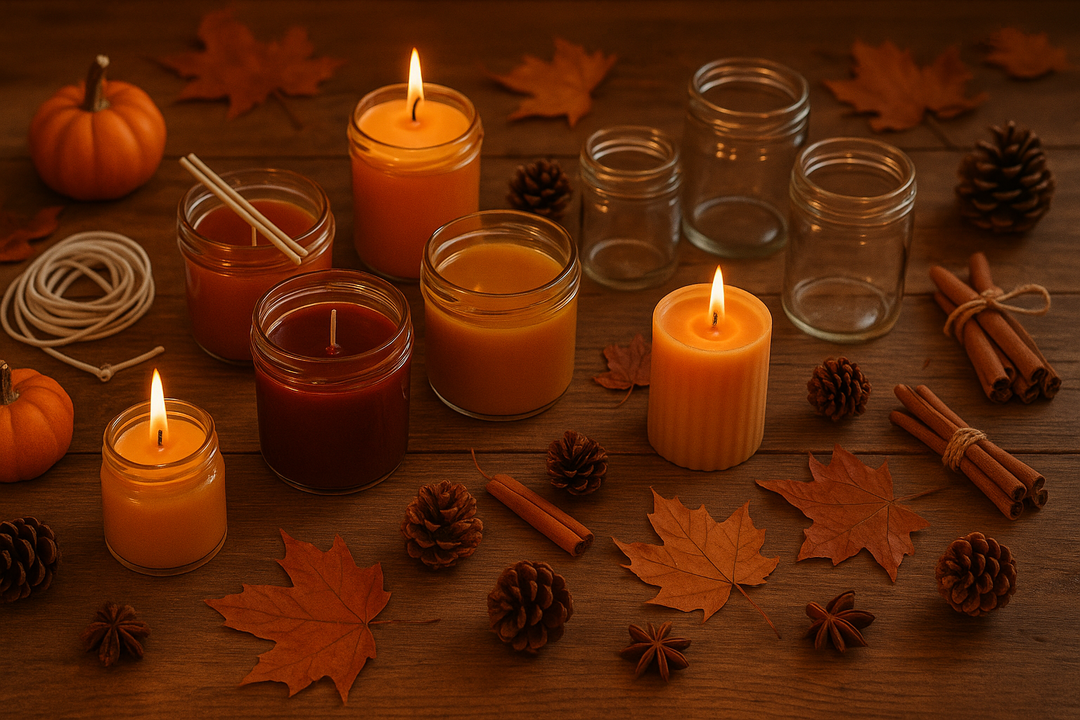 workshop velas outono
