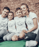 T-shirt Daddy Shark, do do do