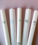 Vela para Batizado apenas com personalização, sem laço