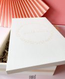 Conjunto Batizado GLAMOUR com Vela Concha Toalha e Caixa média pintada à mão