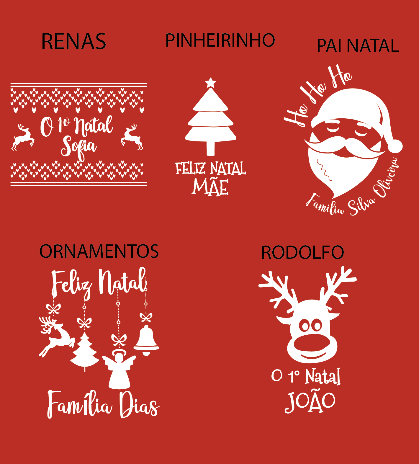 Camisolas de Natal para Família  Nova Coleção 2023 – Camisola de Natal