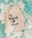 Saco de algodão para embrulhar