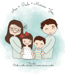 ilustrações família cutxi