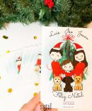 pack postal ilustração abraço edição natal 2022