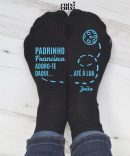 Meias Personalizadas Padrinho com nome Adoro-te daqui até à lua
