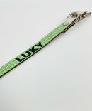 coleira animal personalizada para cao quadradinhos verdes