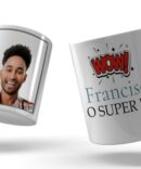 Conjunto Caneca Grande e Caneca Pequena Super Pai + Super Filho/a Wow