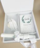 Caixa Batizado PREMIUM para Vela Concha e Toalha