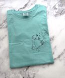 T-shirt com Ilustração emLinha Mãe