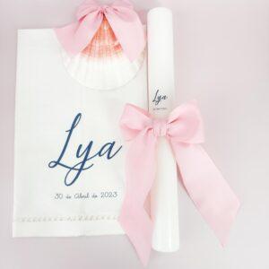 conjunto batizado com gorgurao fita rosa 3
