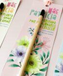 Lápis sementes com marcador de livro coleção FLOR