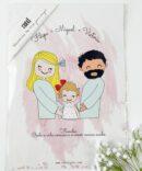 Ilustração personalizada ABRAÇO de amor - Presente Dia dos Namorados