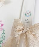 Conjunto Batizado RENDA POEMA com Vela Toalha e Concha