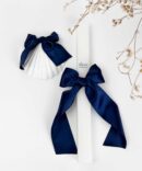 Conjunto Batizado Classic Nature com Vela Concha Toalha - Cetim