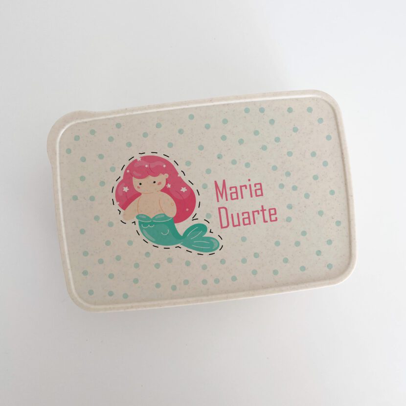 Lancheira Marmita personalizada com ilustração e nome