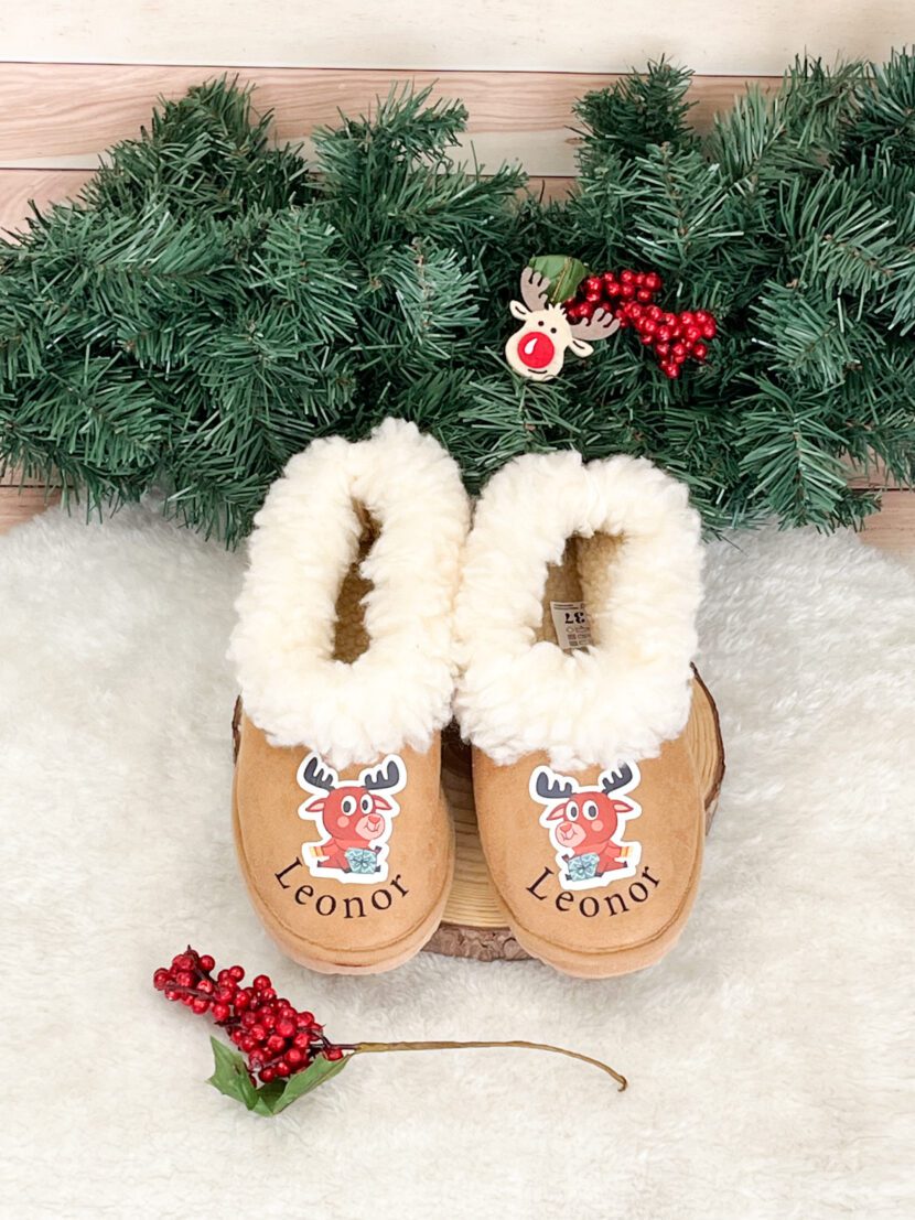 Pantufas Personalizadas com Ilustração e Nome