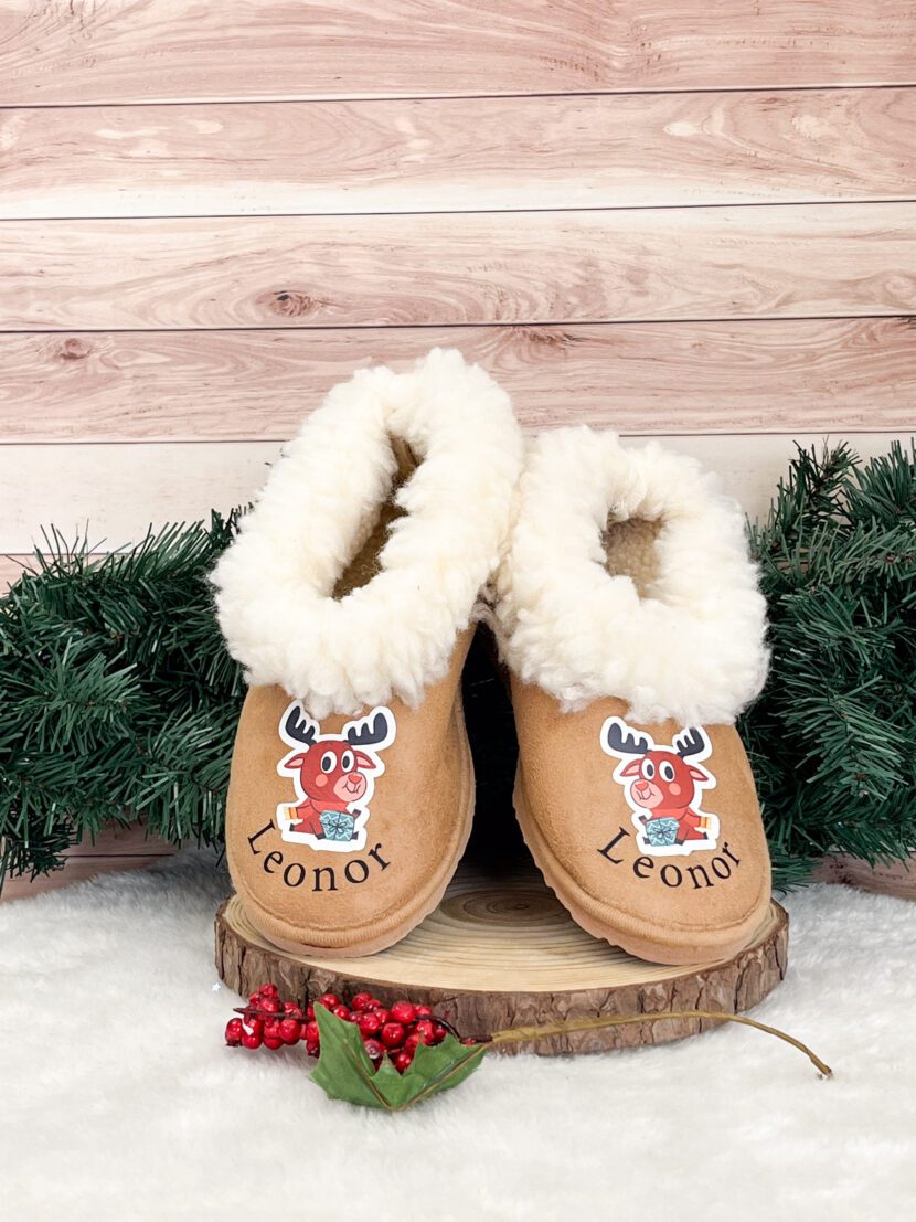Pantufas Personalizadas com Ilustração e Nome