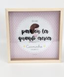 Quadro para Mensagens (Ideal para Livro de Honra)