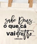 Saco/Mala de Ombro Frases Especiais
