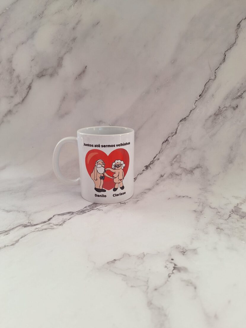 Caneca Juntos Até sermos Velhinhos