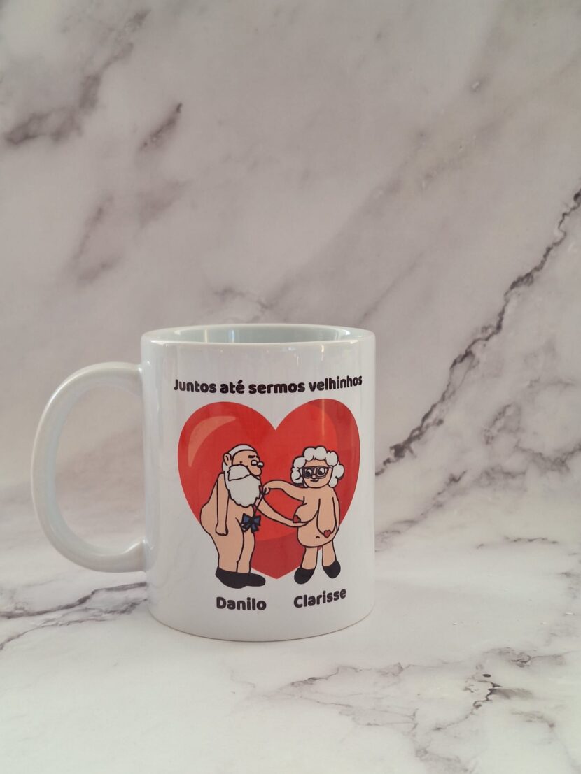 Caneca Juntos Até sermos Velhinhos