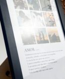 Quadro Moldura Definição de AMOR - Presente Dia dos Namorados
