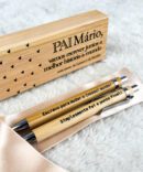 Conjunto de Canetas em Bambu para o Dia do Pai: Uma Homenagem Personalizada
