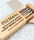 Conjunto de Canetas em Bambu para o Dia do Pai: Uma Homenagem Personalizada