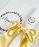Conjunto Batizado Classic Nature com Vela Concha Toalha - Cetim