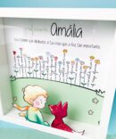 Quadro O Principezinho e a suas Rosas  - Um Presente Único da Turma