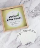 Quadro para Mensagens (Ideal para Livro de Honra)