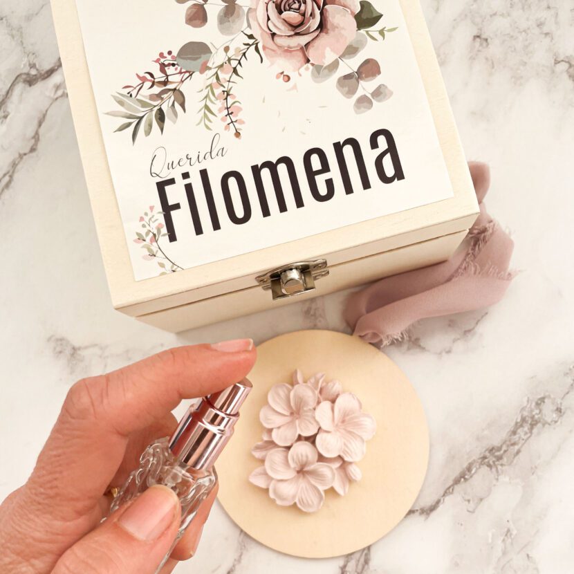 Caixa Convite de Casamento Aromático e Personalizado – Para Momentos que Ficam na Memória